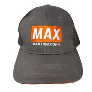 MAX USA Corp Baseball Cap Mesh Strapback Building Our World USA